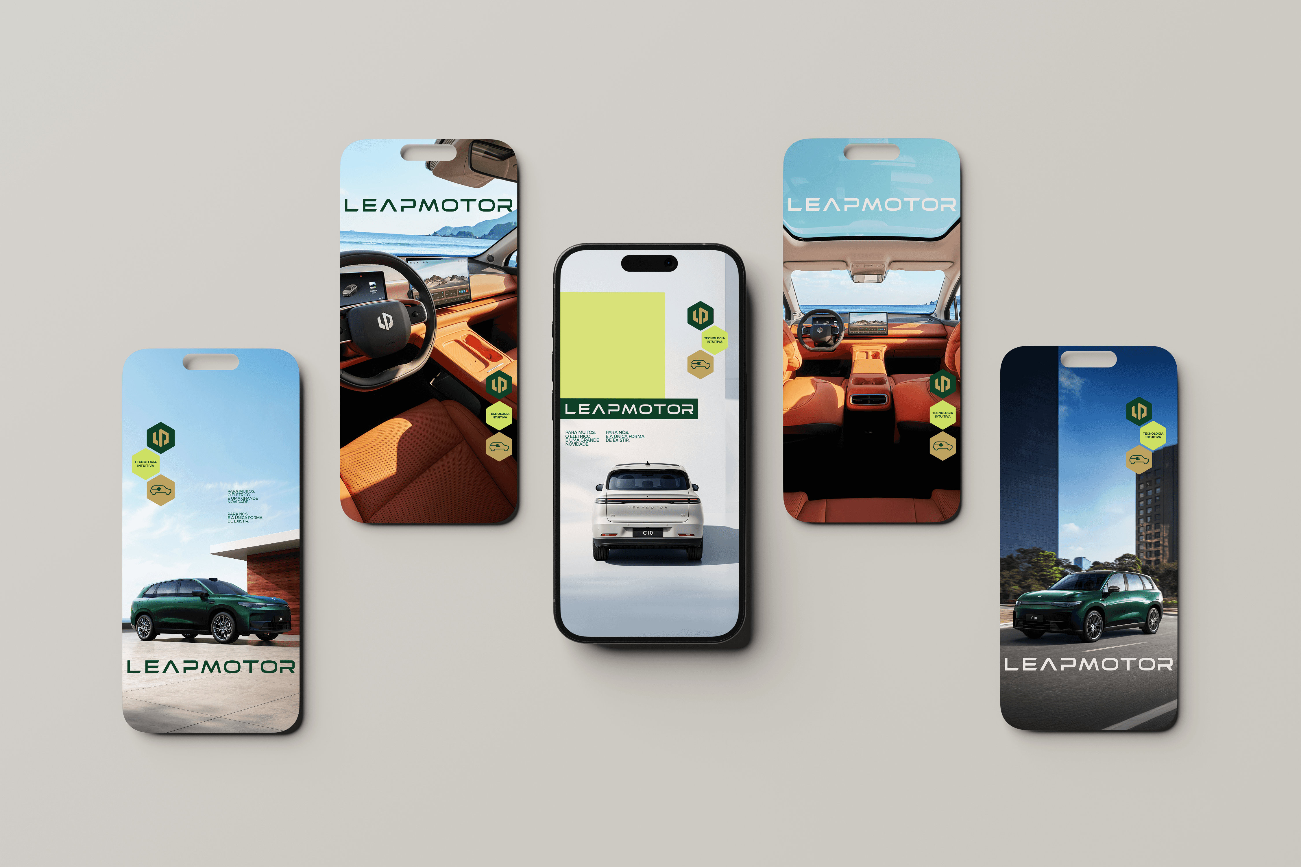 Sandro Rosa - Technical brandbook and visual identity framework for Leapmotor, part of Stellantis Group, aligning strategy, identity and digital expression to support global expansion and local adaptation in Brazil.