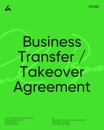 Business Transfer / Takeover Agreement