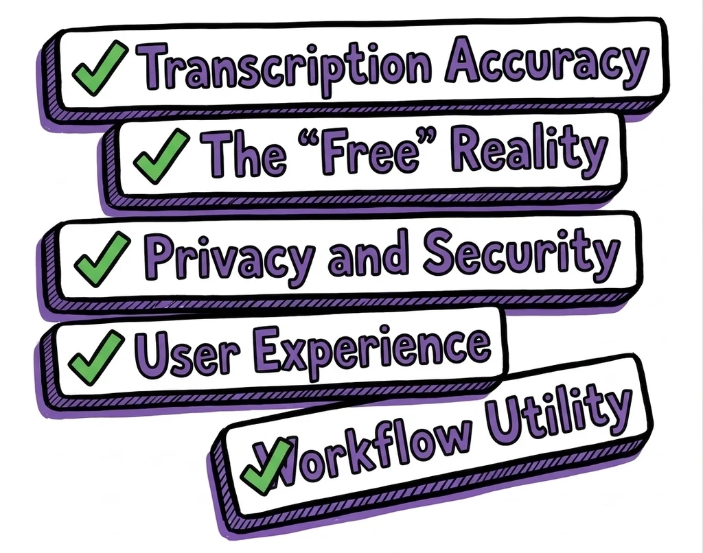 cards with How We Evaluated the Best Free Audio Transcription Tools
