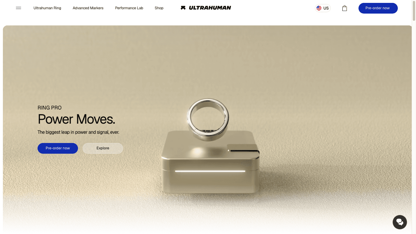 Ultrahuman website