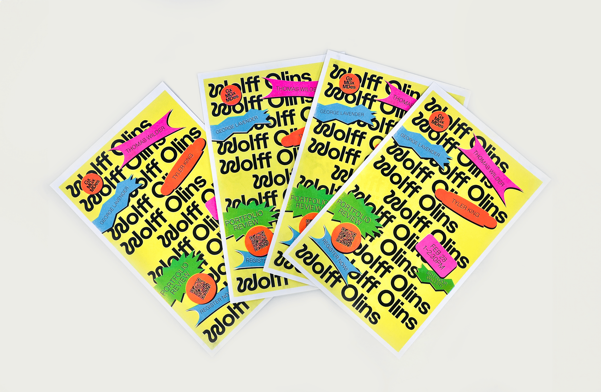 Wolff Olins x ArtCenter printed collateral