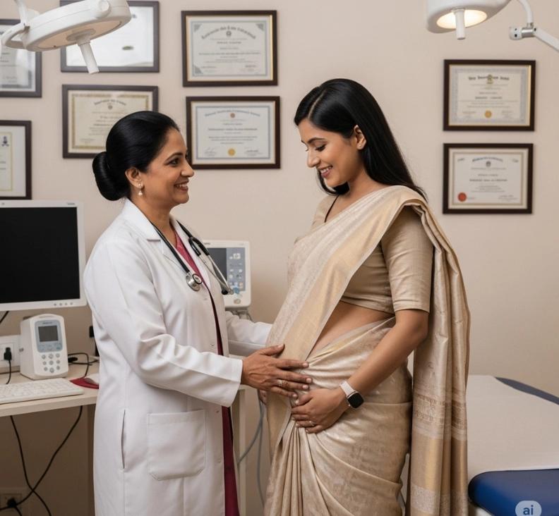 Women visiting OBGYN Doctor