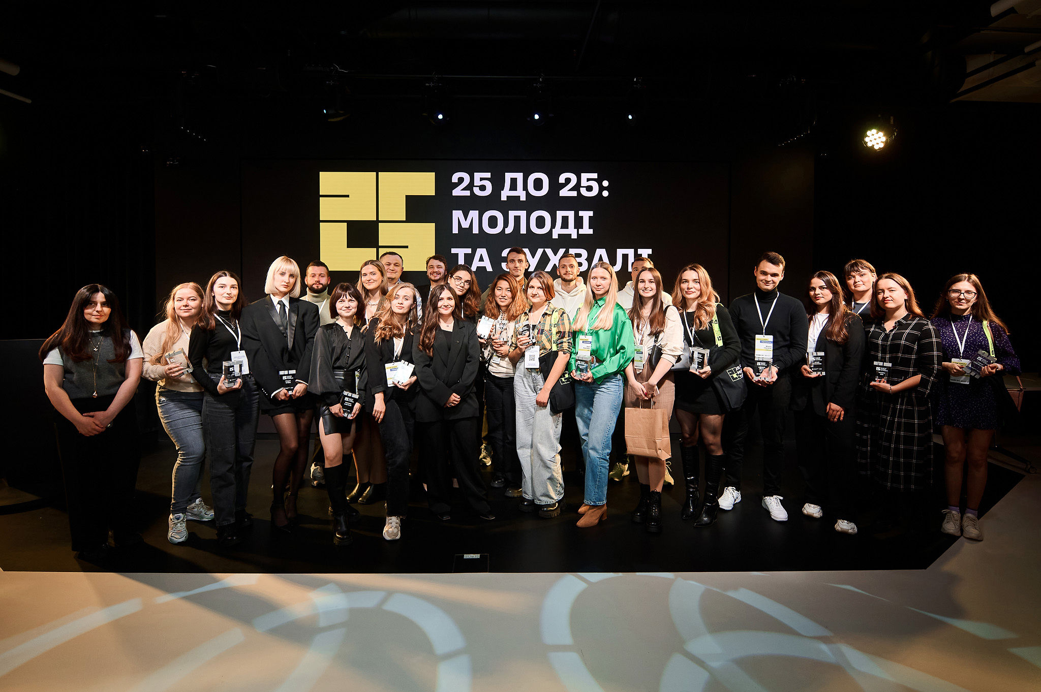 Panel discussion at an AI conference featuring experts in product, technology, and business.