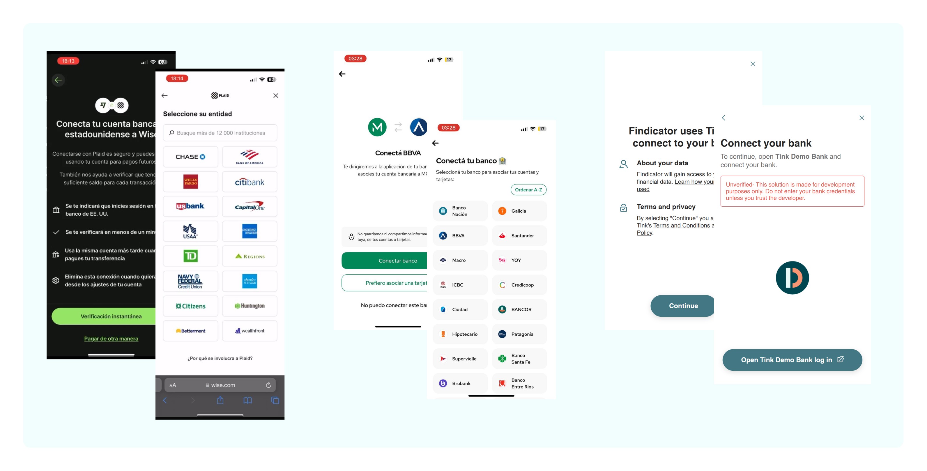 Phone showing Bloomy UI
