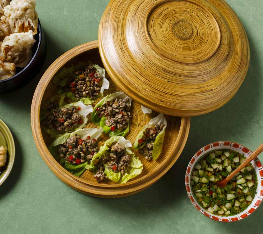 Asian Chicken Lettuce Wraps