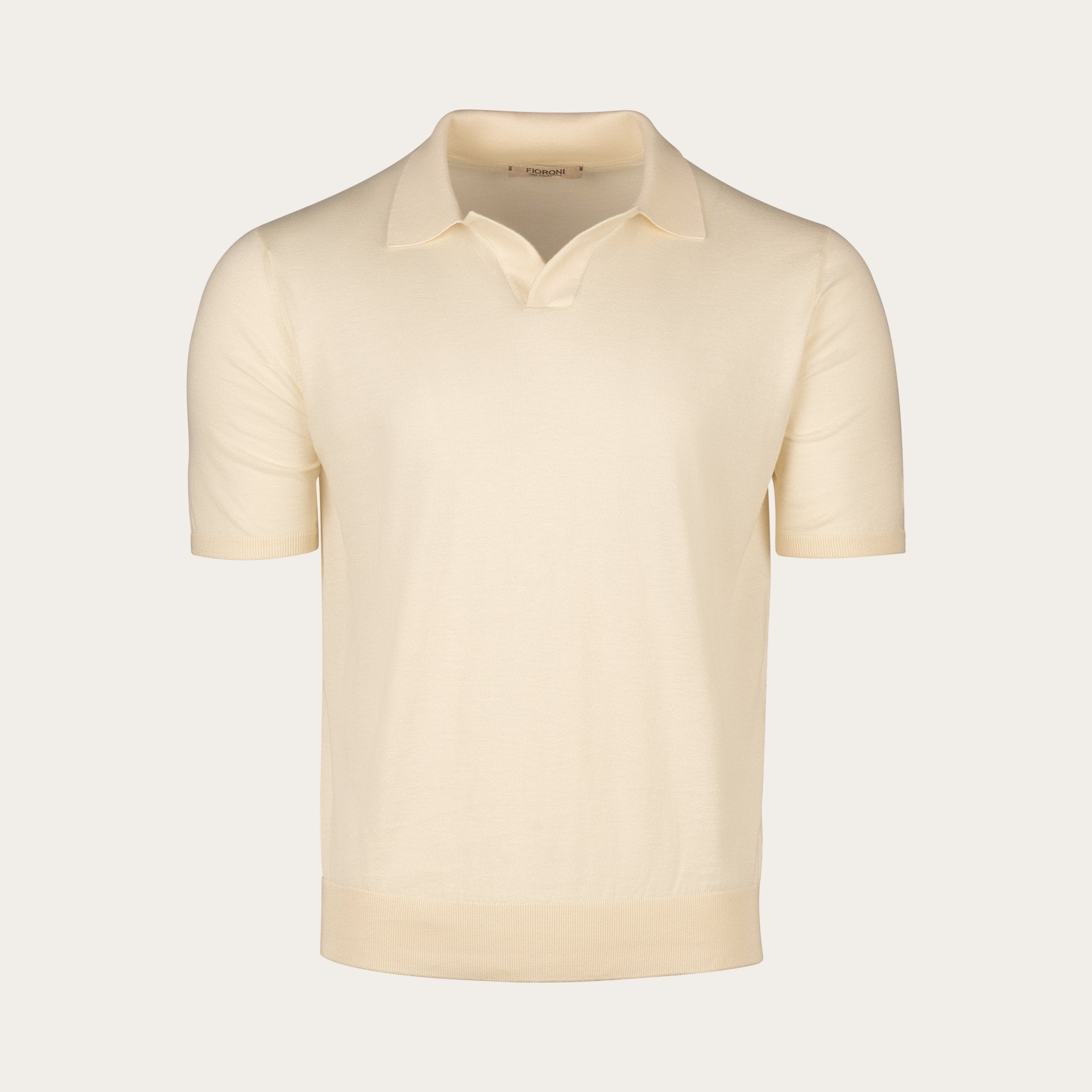 Polo - style cashmere sweater 'Duvet Exclusive' - Mandelli UK