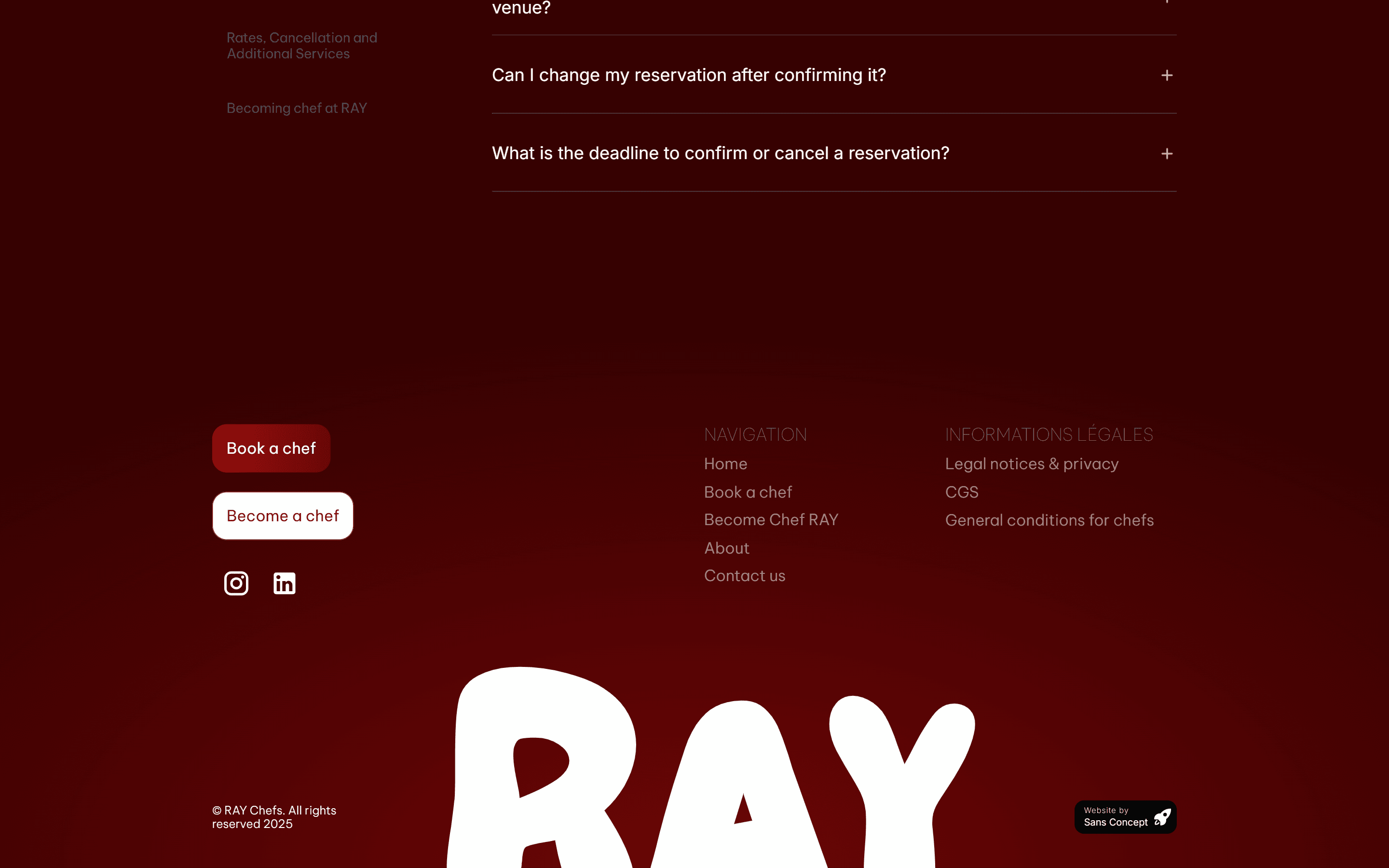 Footer ultra design