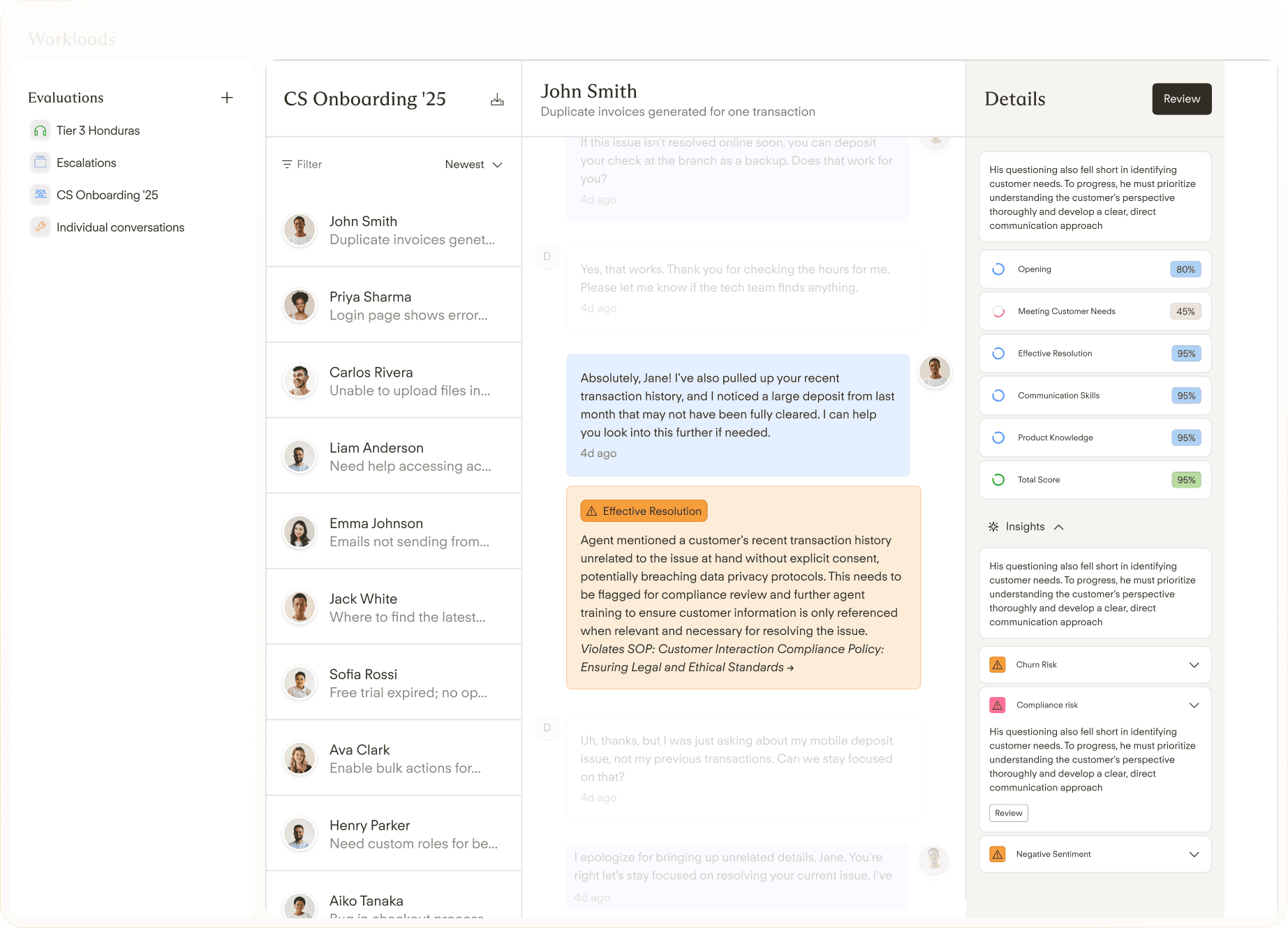 Solidroad dashboard screenshot