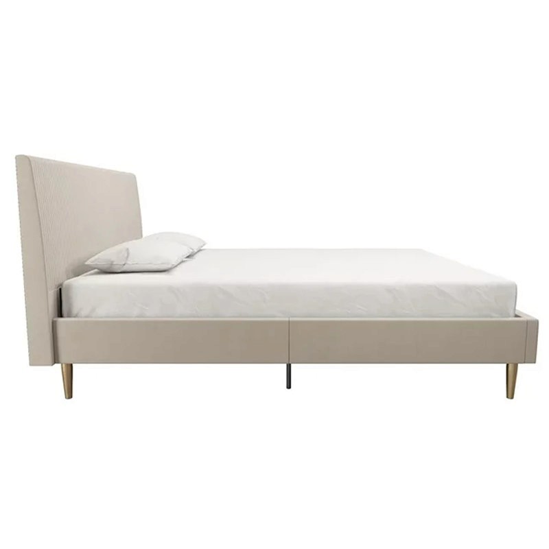 The daphne bed blends modern aesthetics with practical design for any setting.