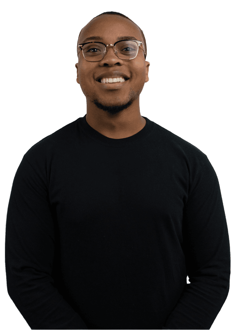 man in black crew neck long sleeve shirt (Background Removed)