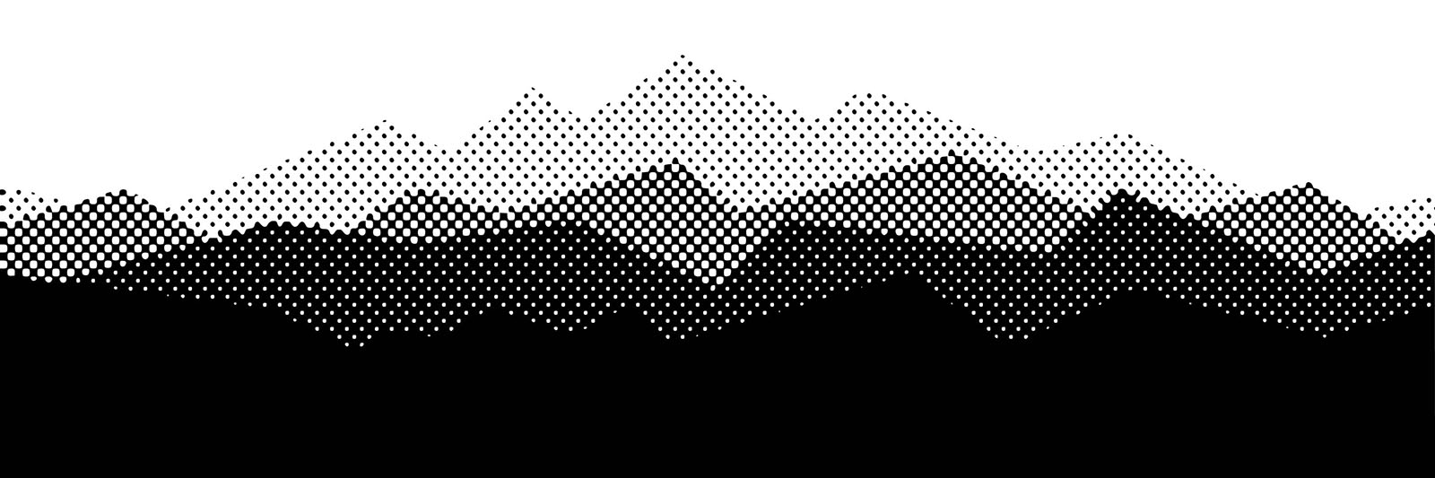 Half tone mountains - sequenceDM digital marketing brand image