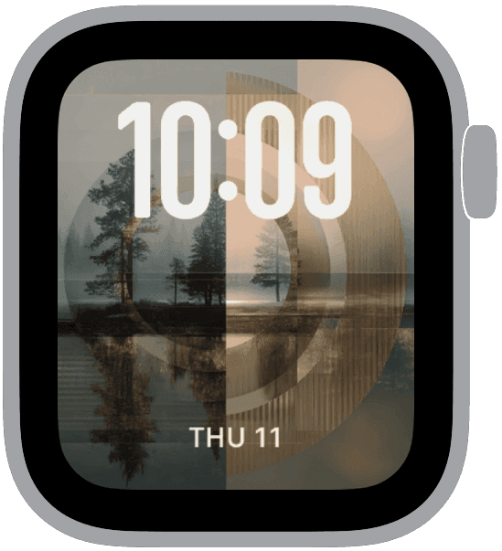 A selection from the Bellevue Apple Watch Face collection