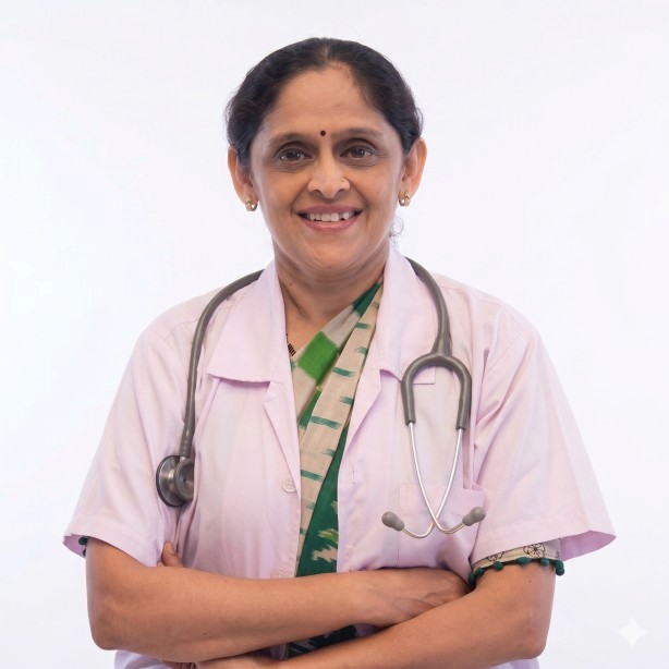 Portrait of Dr. Gauri Tamhankar, Diabetologist and Founder of Madhumitra Clinic