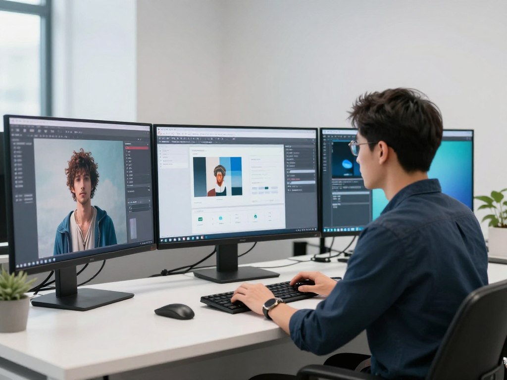 ai creative production showing streamlined digital workflow