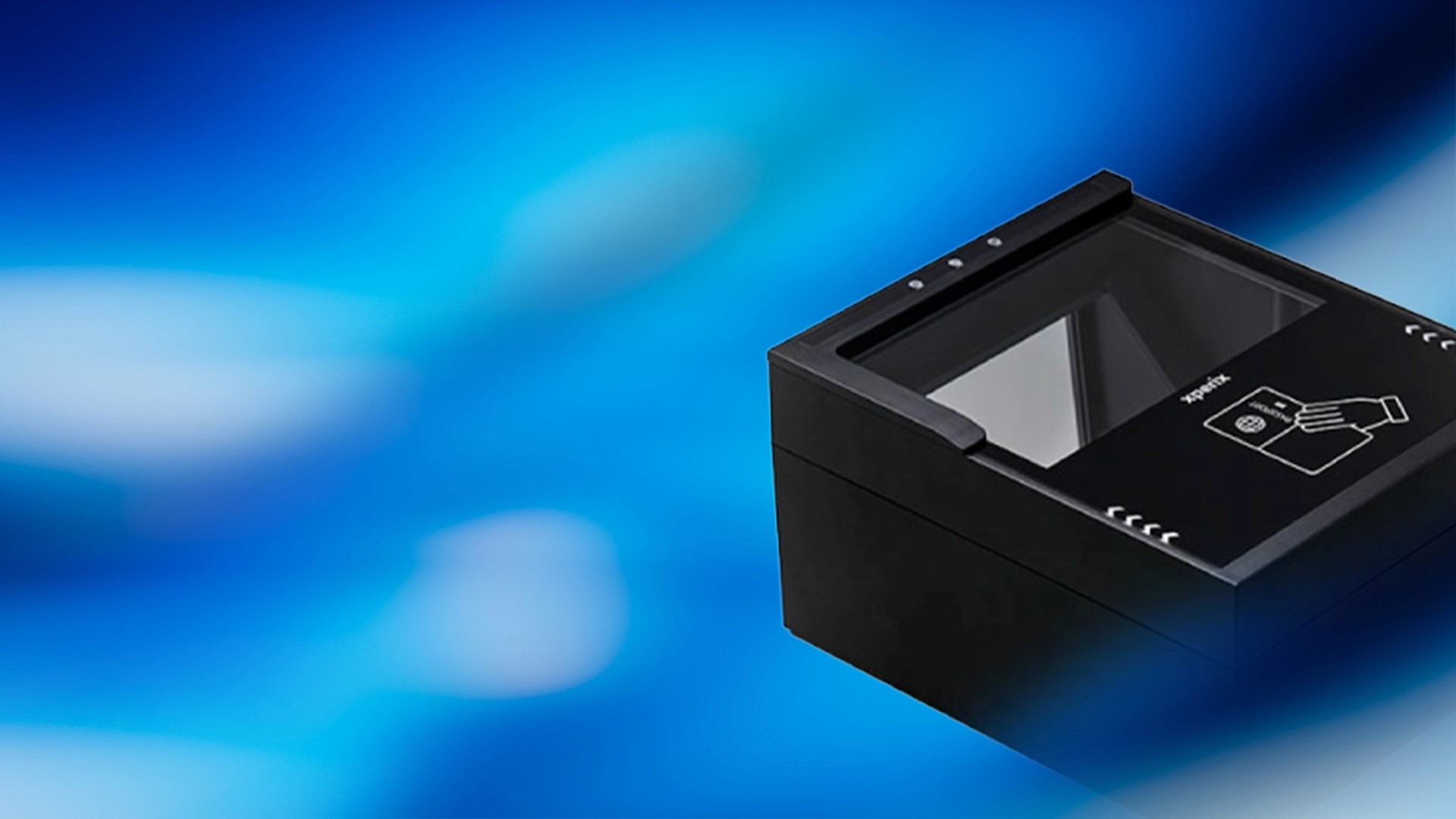 Dynamic picture of a cyclist riding downhill