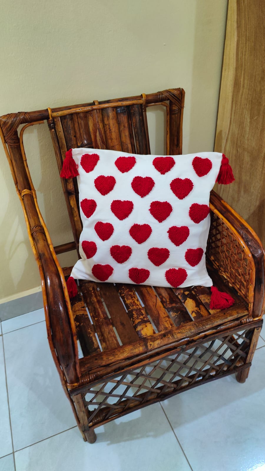 Red hearts kamer