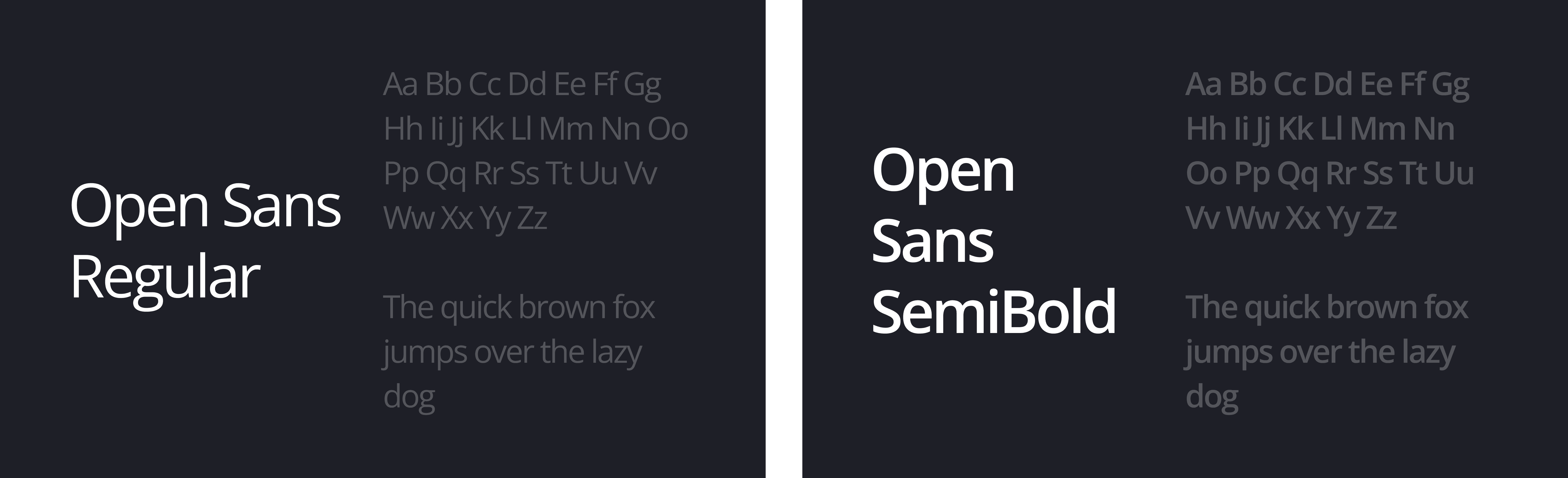SchoolsBuddy typography overview, set in Open Sans.