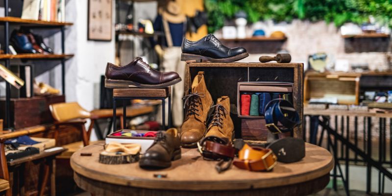 A shoe store