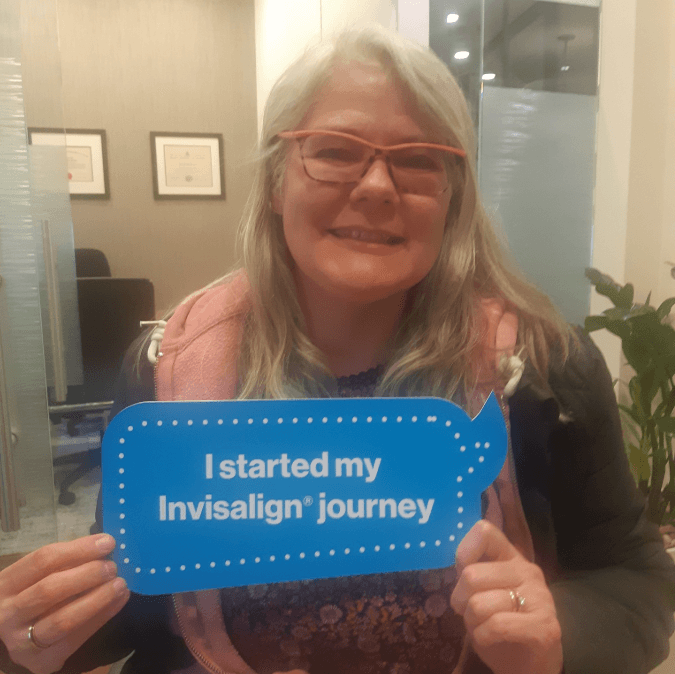 Senior Invisalign Patient ScarboroSmiles Dental Clinic in Scarborough, ON | Best Invisalign Provider in Scarborough, ON.