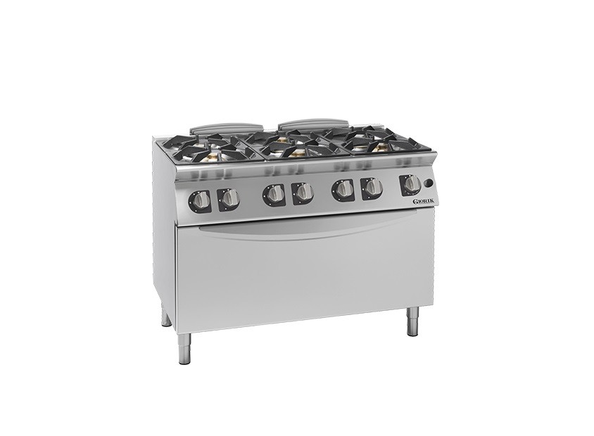 6 BURNER GAS RANGE WITH OVEN