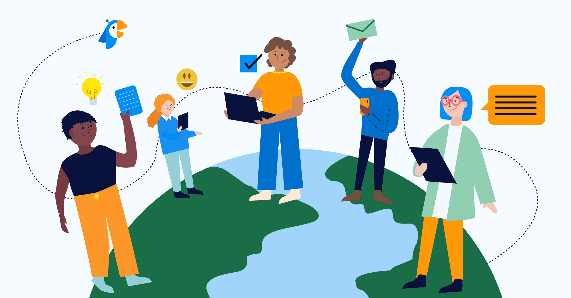 team working well - How to Hire Remote Developers