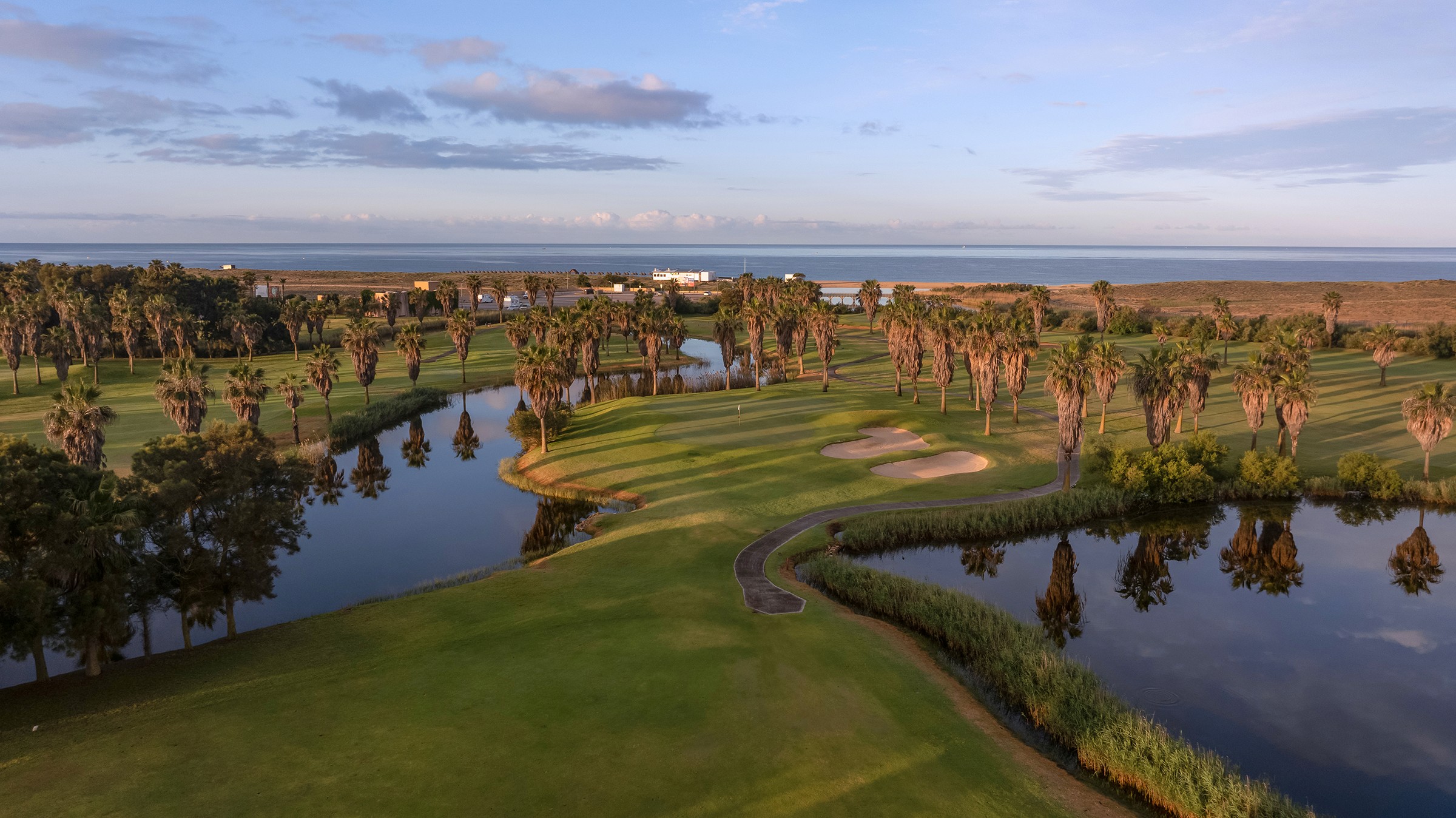 “Aerial of Salgados Golf Club where Svaito AI booked over 5,000 rounds