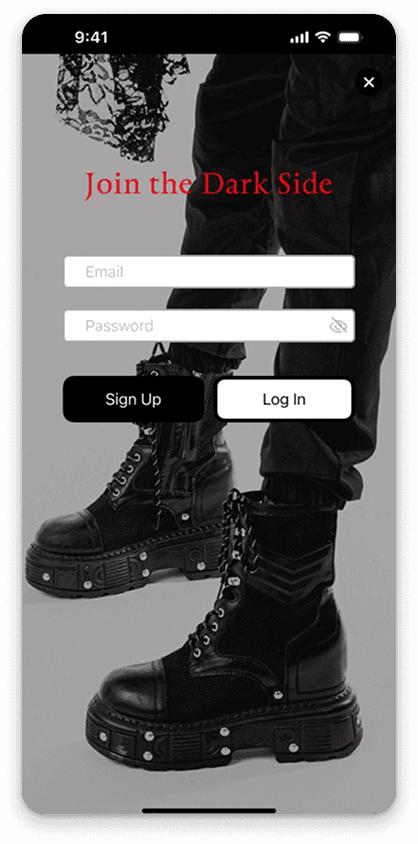 login before test