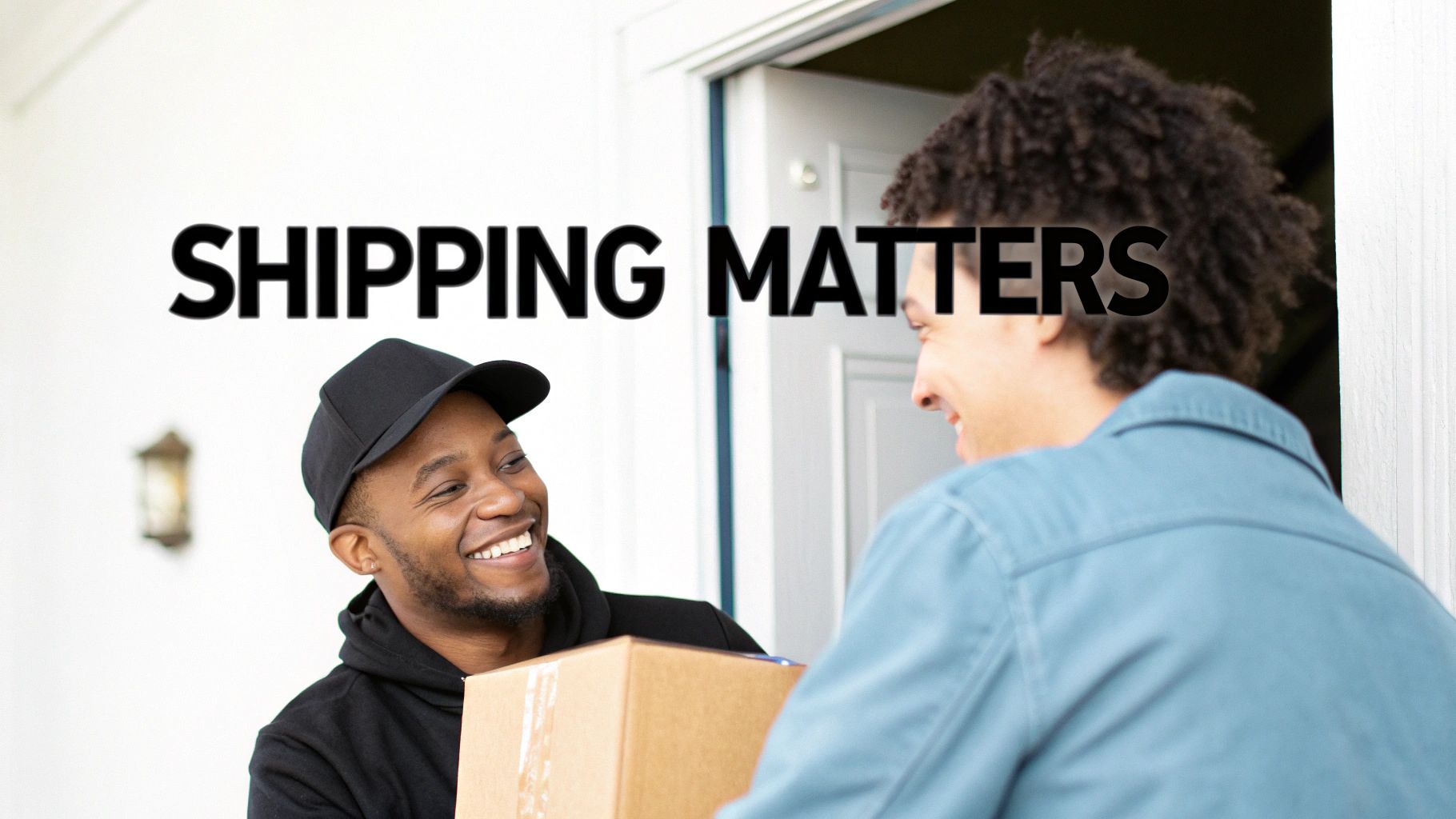 Several packages being prepared for shipping with labels and tape