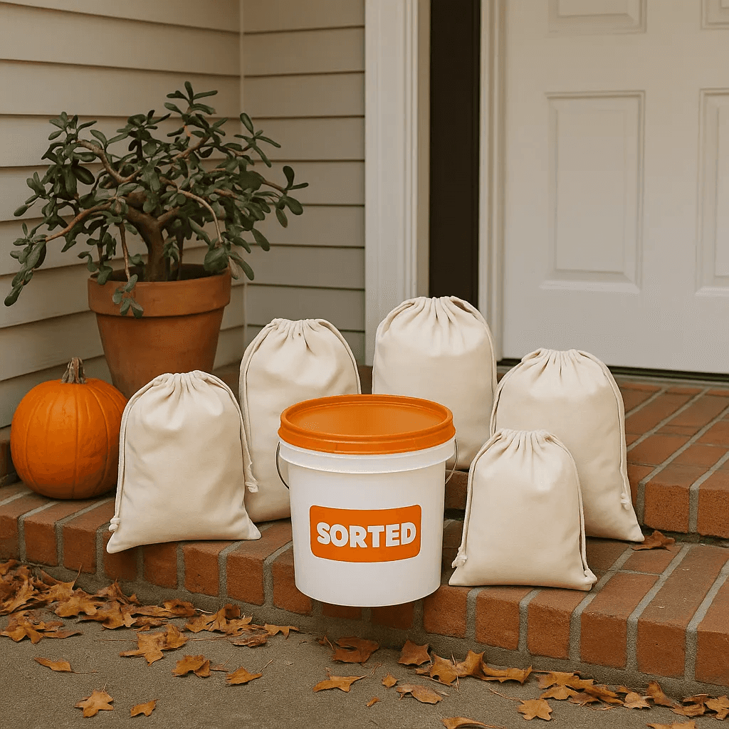 two ladies looking at a laptop and smiling