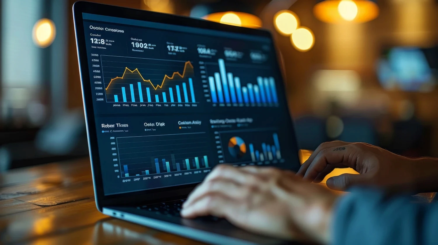 Use indicadores visuais e comparativos