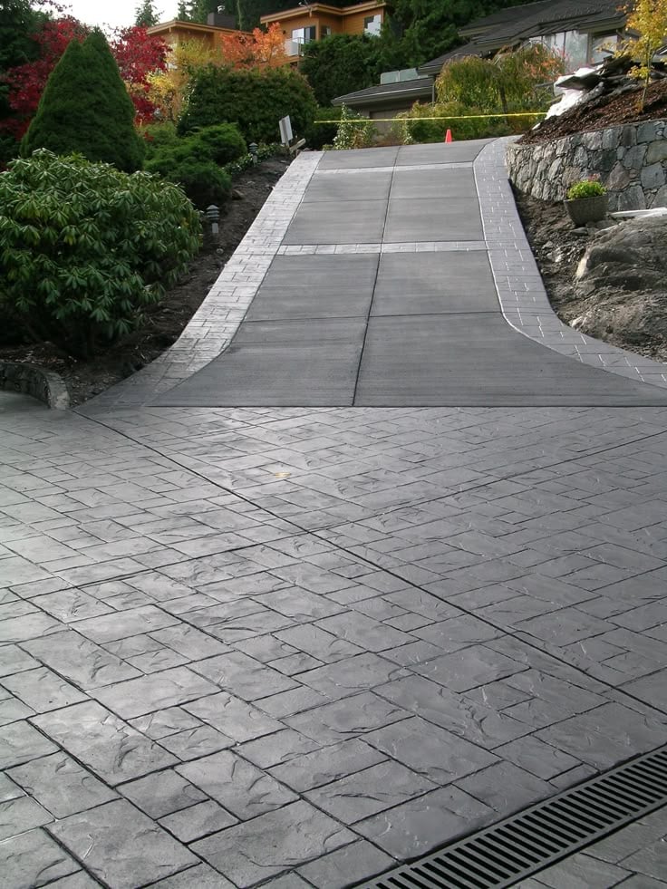 Stamped Concrete Driveway
