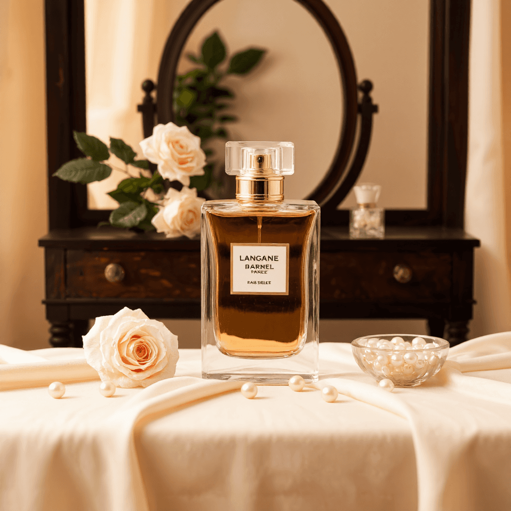 product photography of perfume