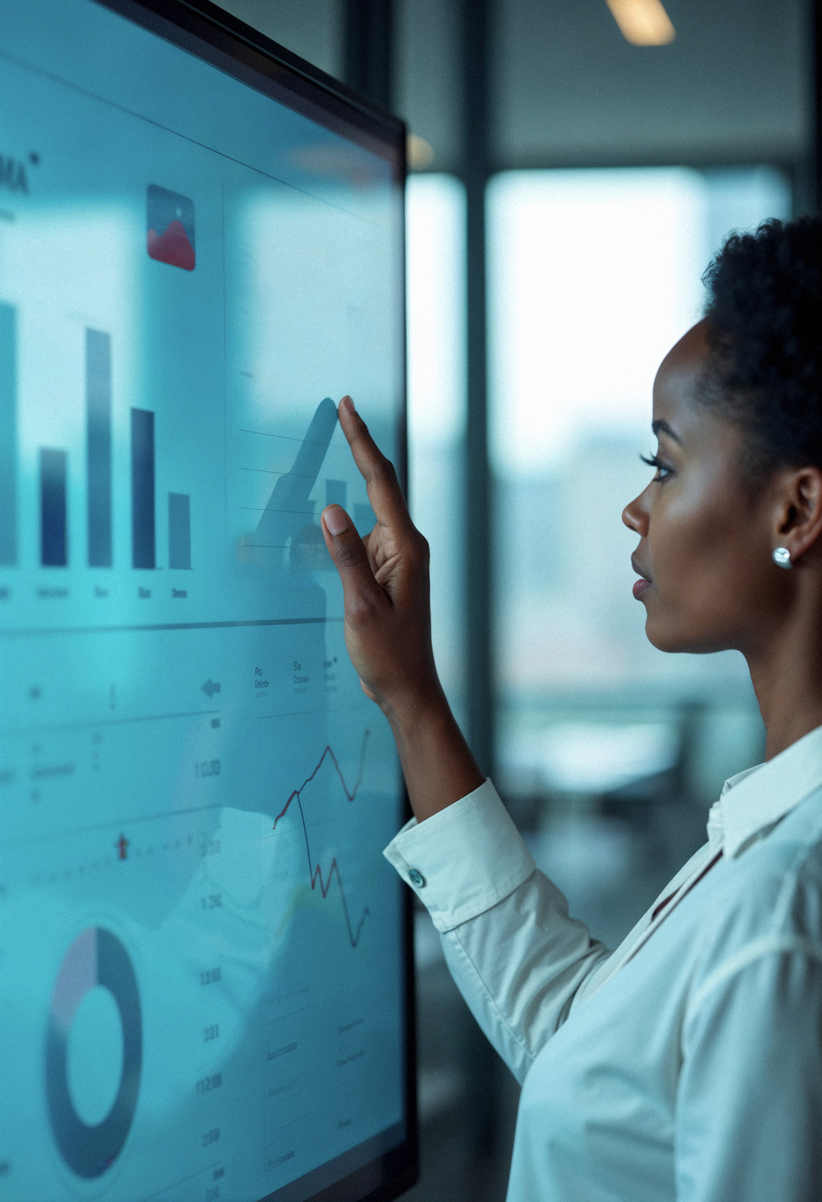 Close-up of a dark green leaf showing its textured surface and central vein against a muted background.