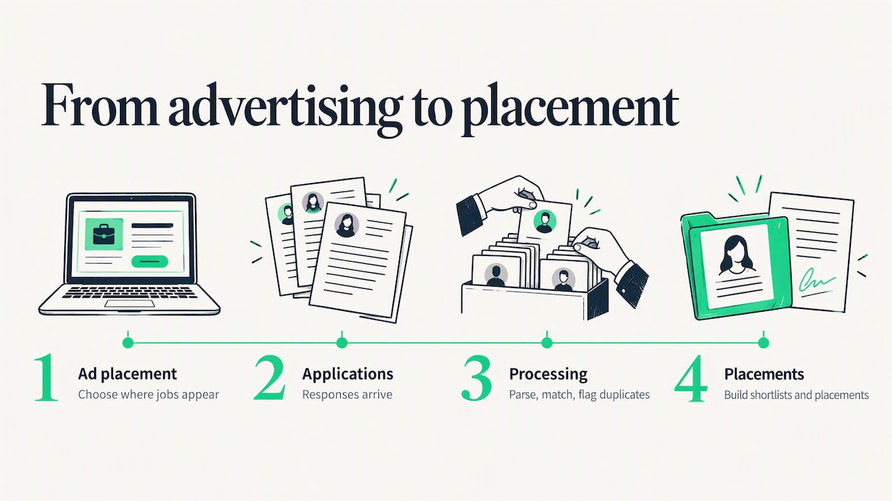 Our perspective: advertising is only half of the funnel — overview diagram