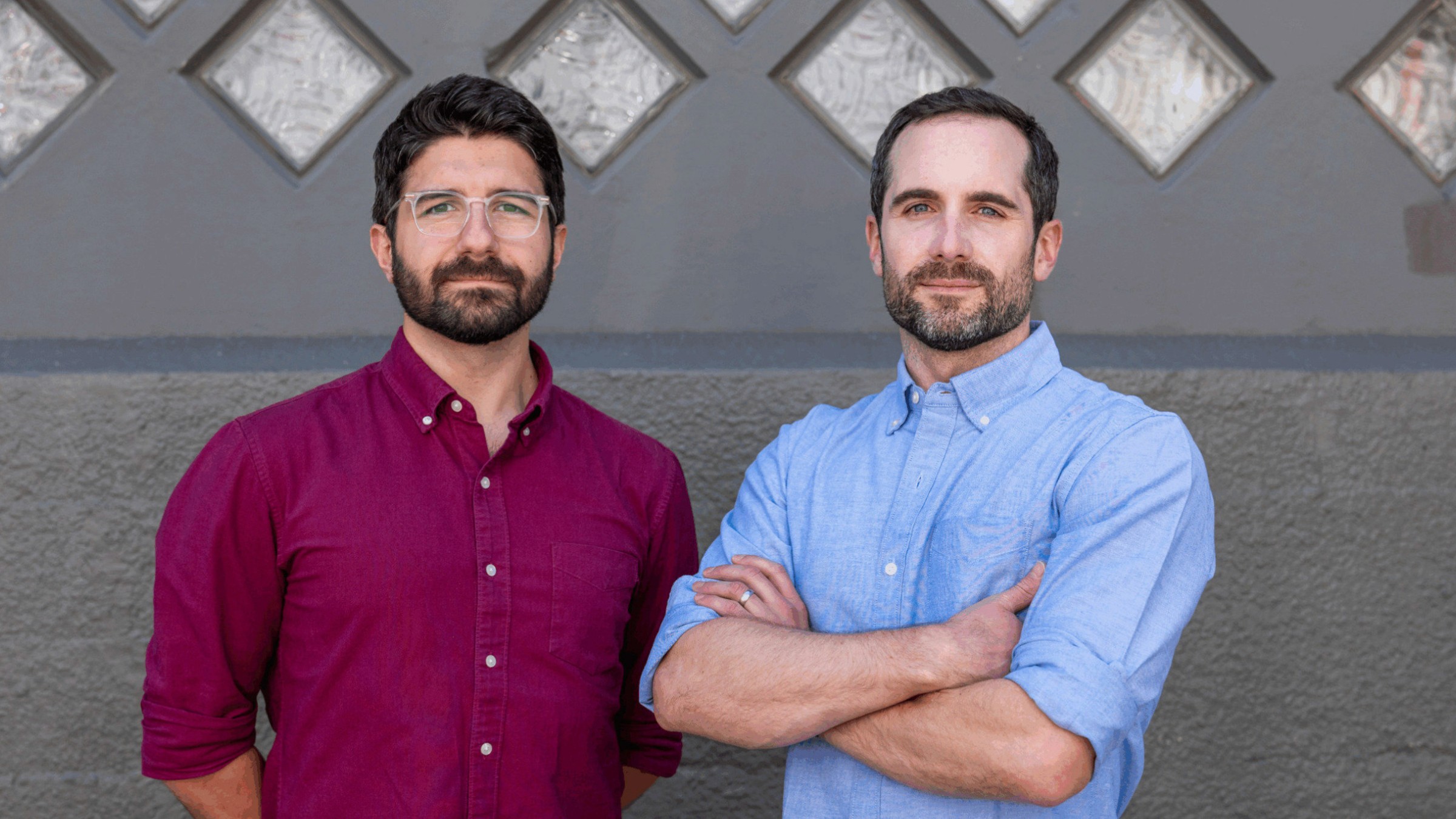 From left to right, Harry Bleyan and Stedman Hood