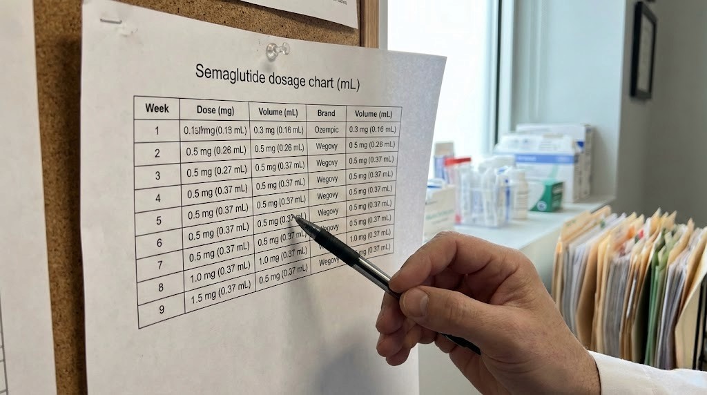 Semaglutide dosage chart in ml