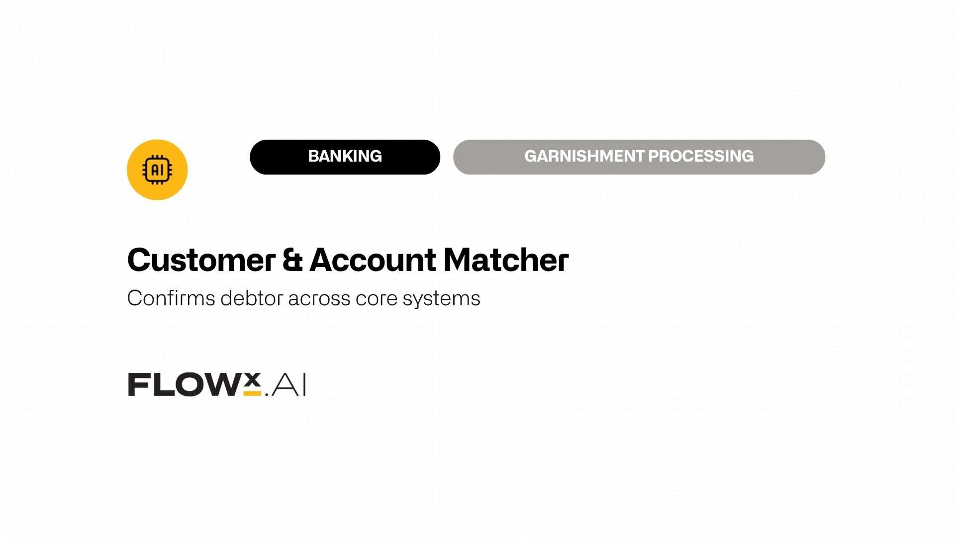 Customer & Account Matcher