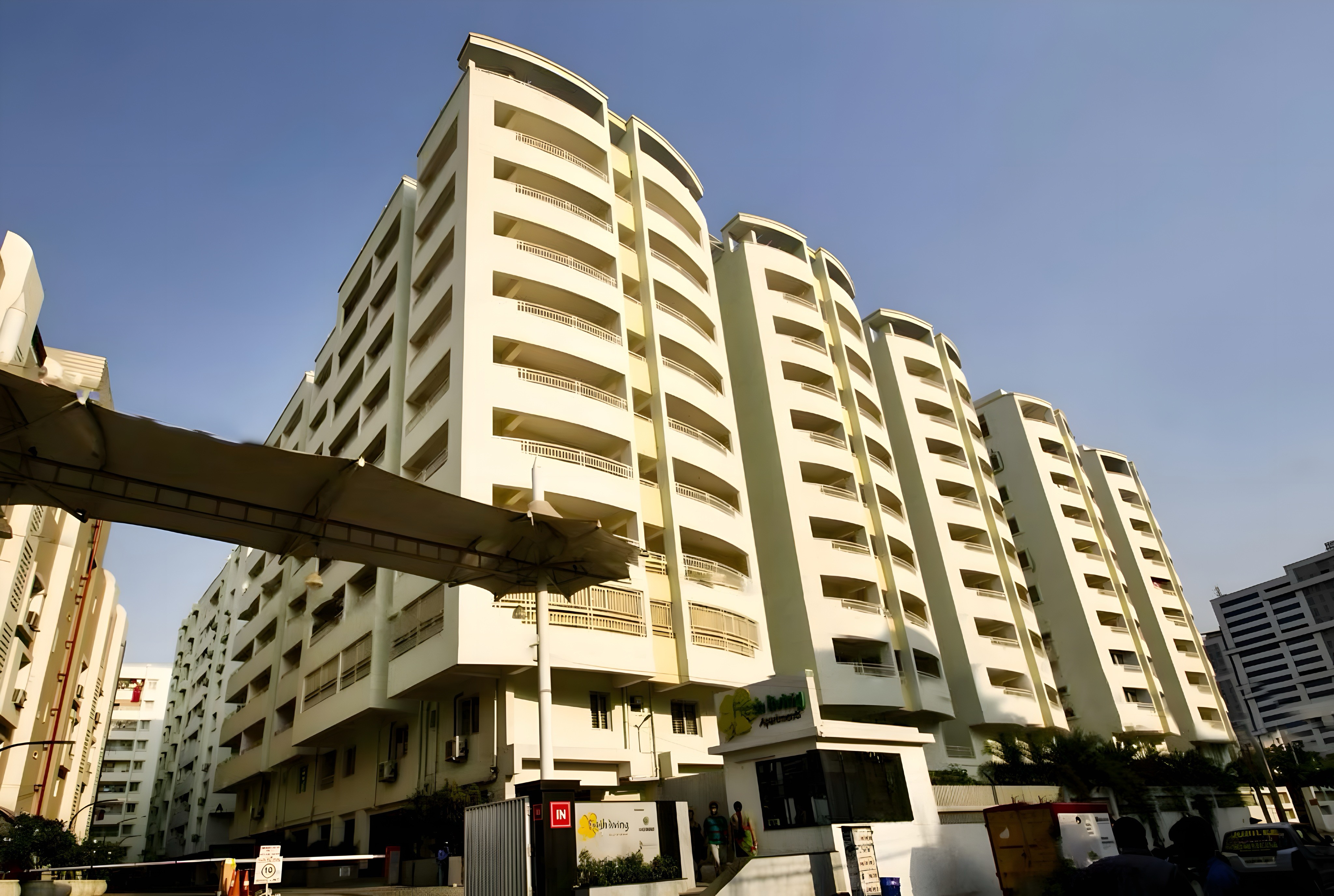 Modern landscaped garden showcasing professional outdoor design.