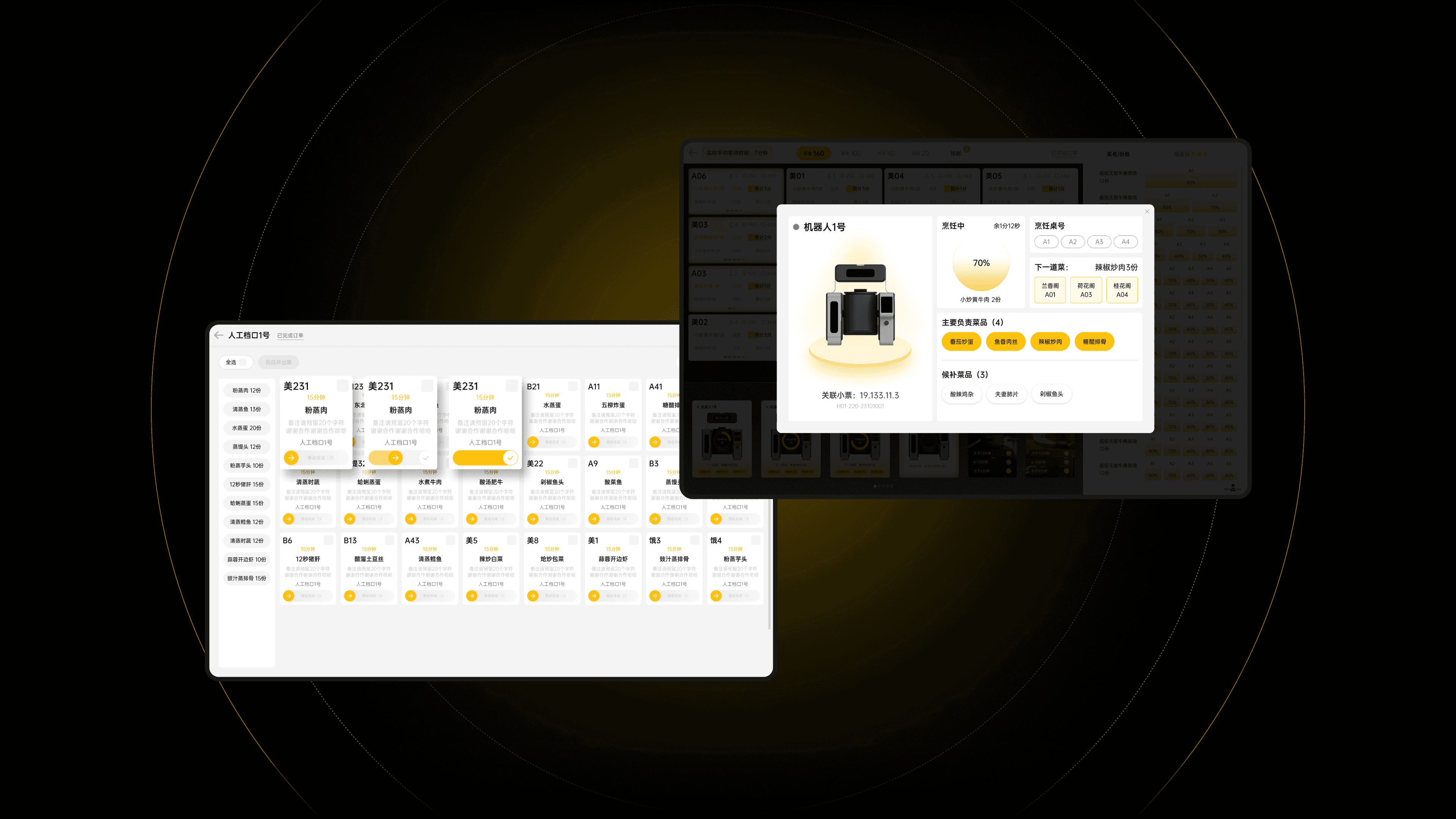Robot station vs manual station.