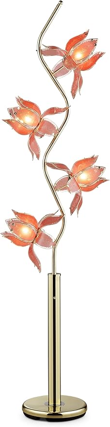 Vintage flower floor lamp – A beautifully designed piece, perfect for adding elegance to any space.