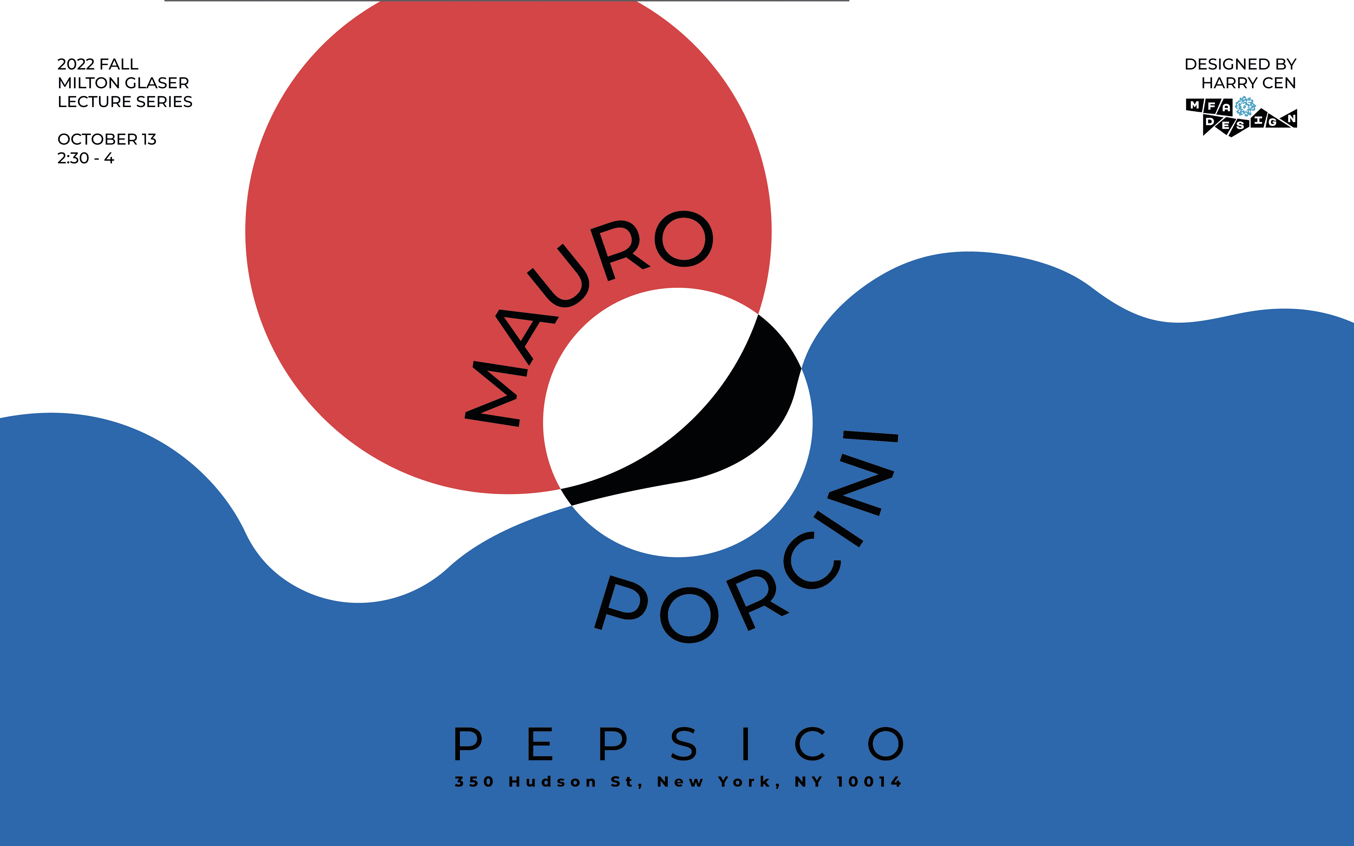 colorful graphic image for studio visit to Mauro Porcini