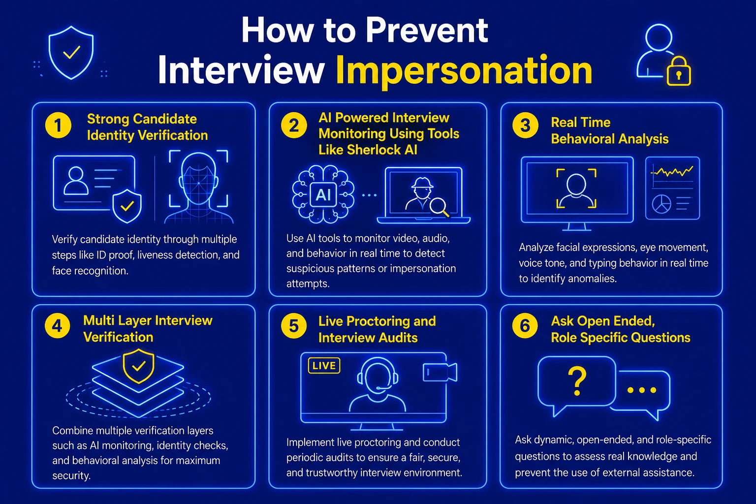 How to Prevent Interview Impersonation