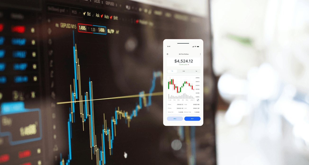 Experts looking at a financial dashboard