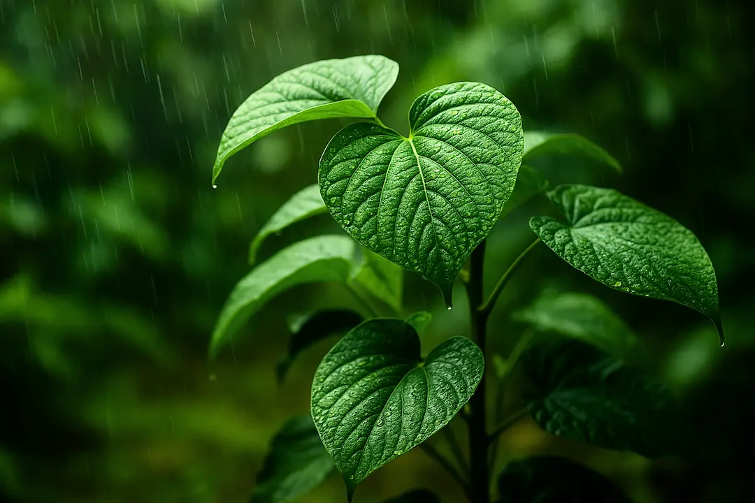 Kava Pflanze im Regenwald