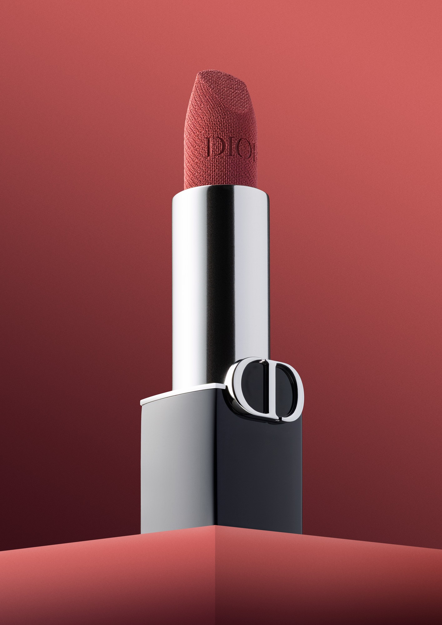 Dior Rouge velvet Metzah 625 lipstick photographer by Matthew Brown (London product photographer).