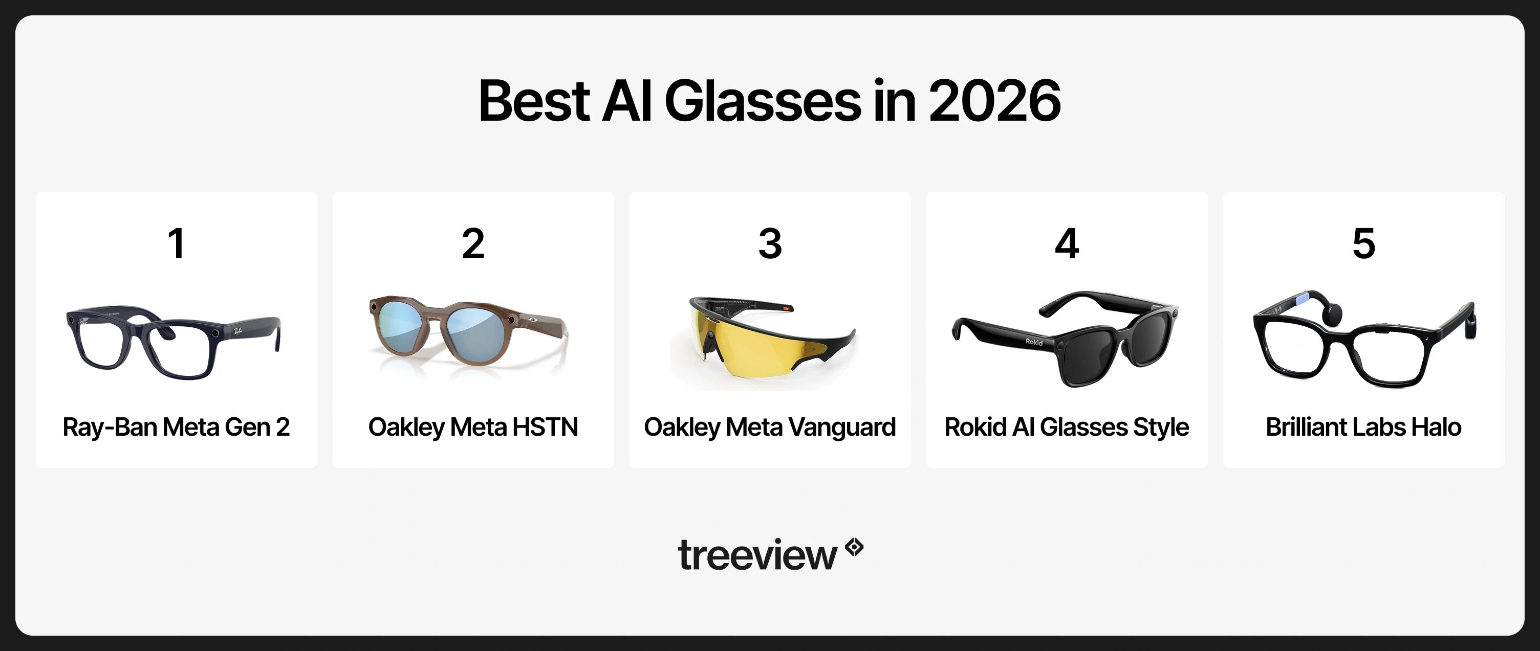 Best AI glasses in 2026: Ray-Ban Meta Gen 2, Oakley Meta HSTN, Oakley Meta Vanguard, Rokid AI Glasses Style, and Brilliant Labs Halo