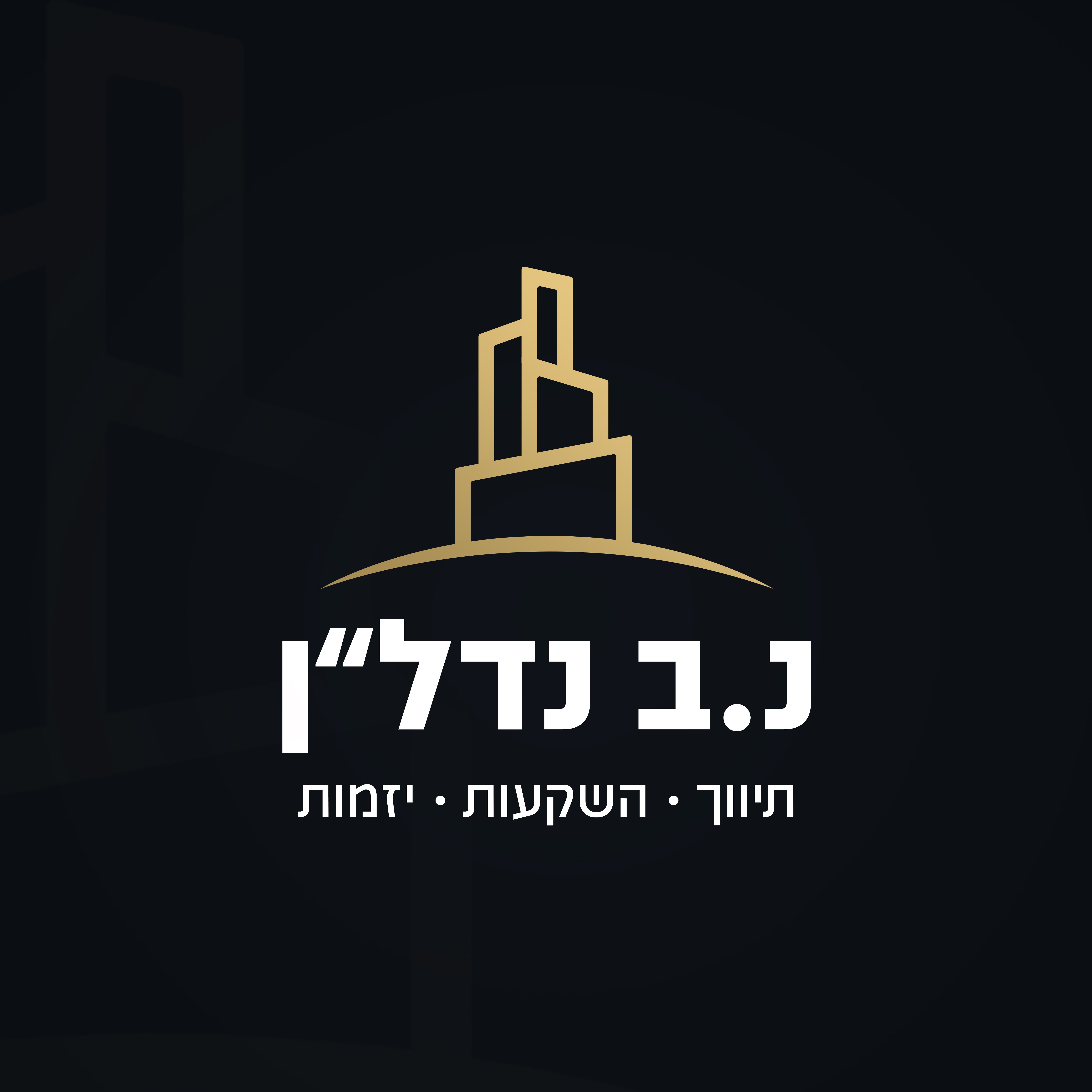 מיתוג לוגו עיצוב גרפי סניור סטודיו Studio Seniorגרפיקה ודיגיטל נ.ב נדל"ן לוגו