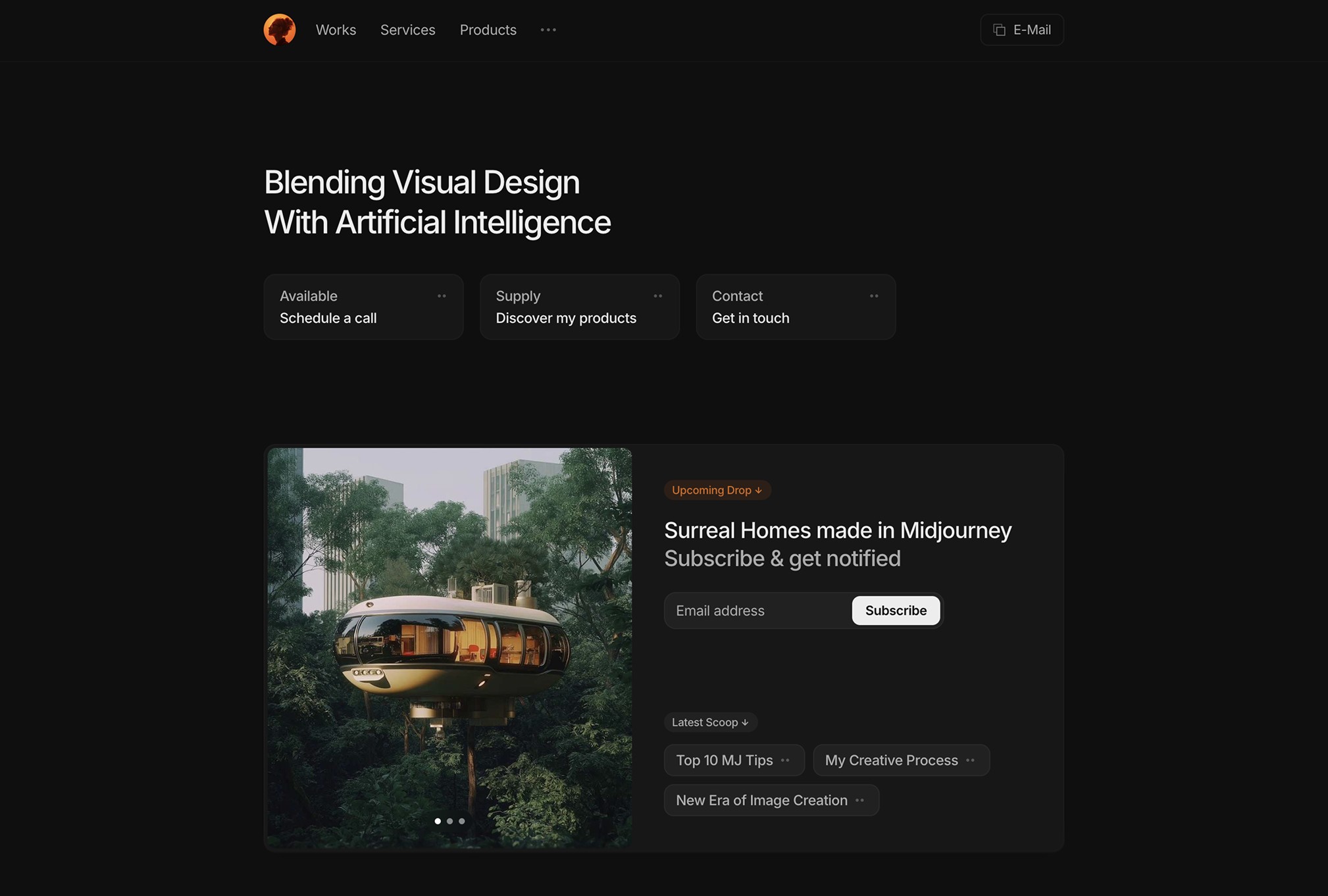 Artifact – Framer Website Template for Designers