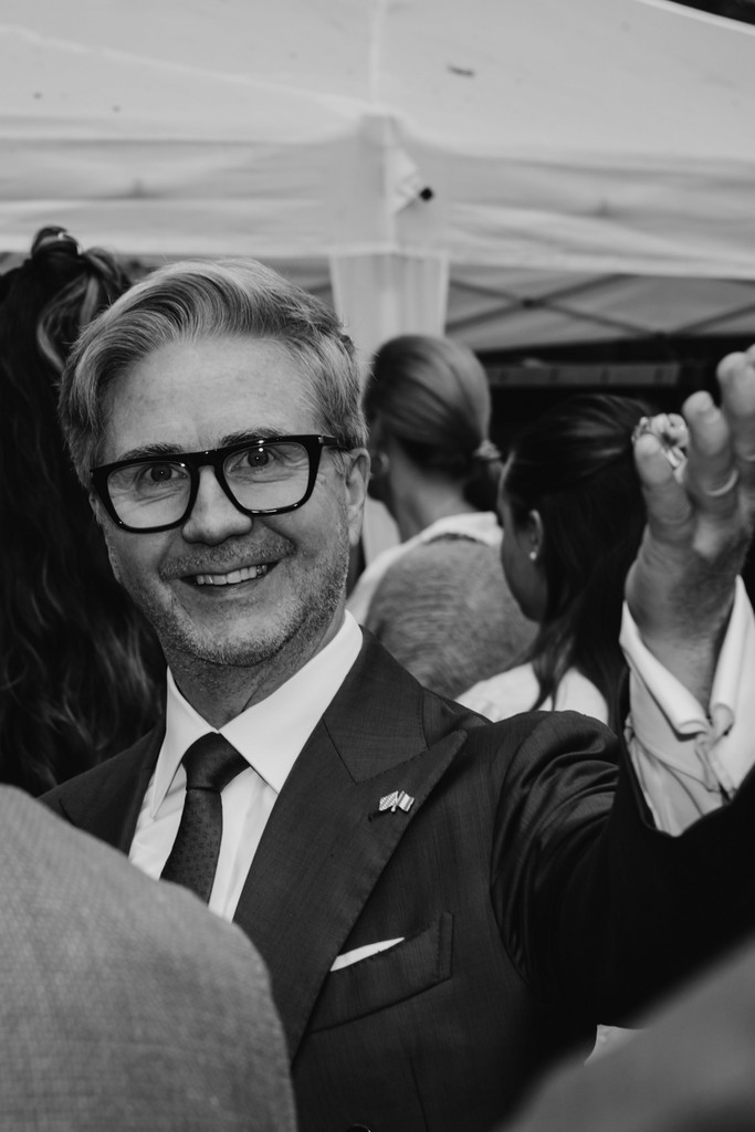 Businessman looking directly at the camera