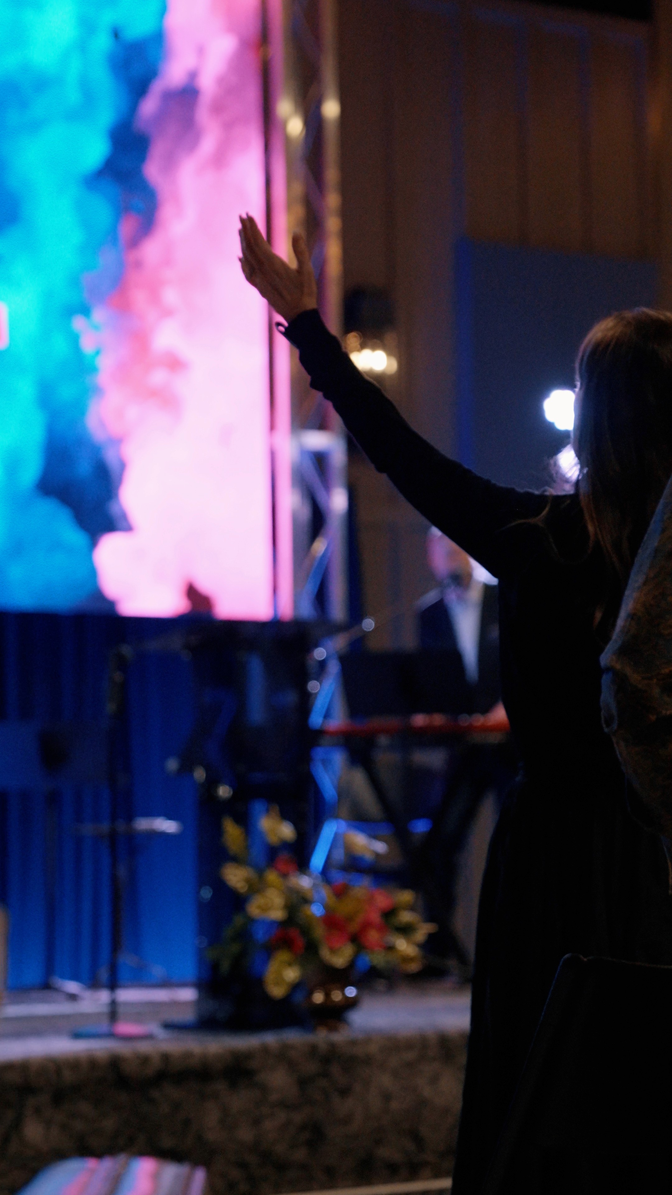 a tall tree in the middle of a forest